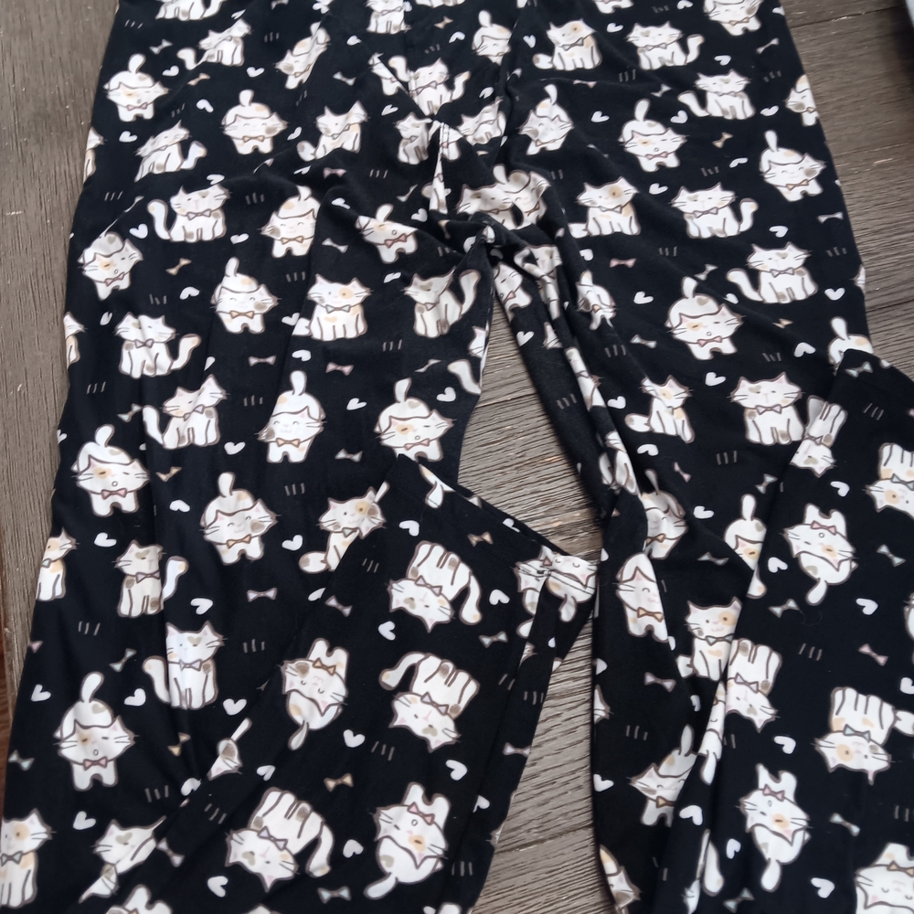Womens Size 3XL, Cute Cat Print Pajama Pants